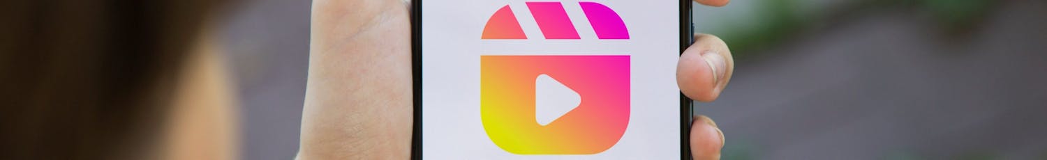 Instagram Reels i mobilen.